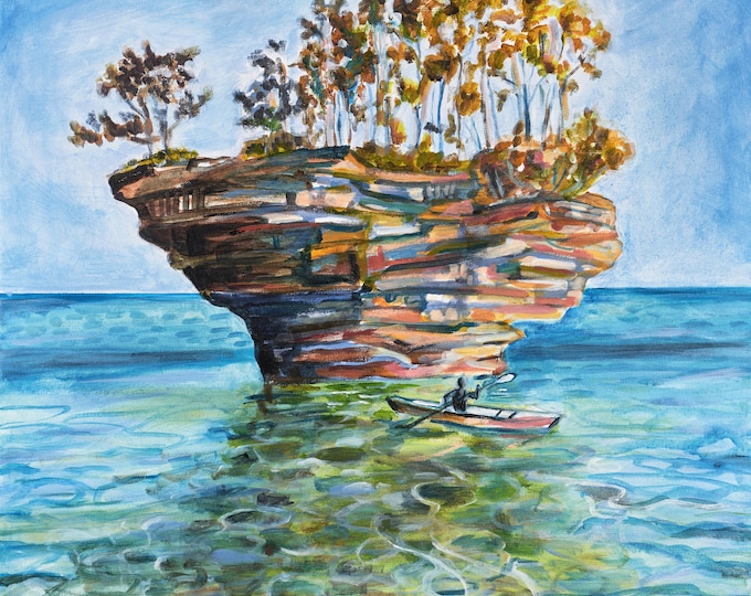 Turnip Rock ORIGINAL PAINTING and PRINTS