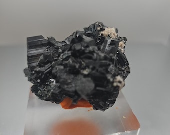 Schwarzer Turmalin Kristall roh roh aus Afghanistan 83grams