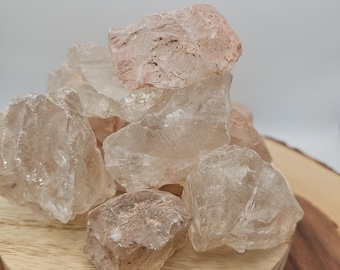 1lb Natürliche Rohe Klare Bergkristall Original Healing 5 Stück Durchschn