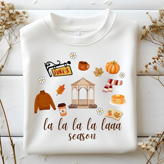 Gilmore Girls Inspired Autumn Tee, Stars Hollow, Cozy Fall Crewneck (PNG&SVG)