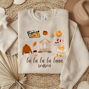 La La La La Laaa Season PNG&SVG, Gilmore Girls Luke’s Diner, Stars Hollow Tee, Autumn Tee, Cozy Fall Crewneck, Where You Lead I Will Follow