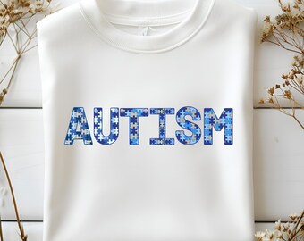 Autism Awareness Puzzle Piece Design (PNG&SVG)