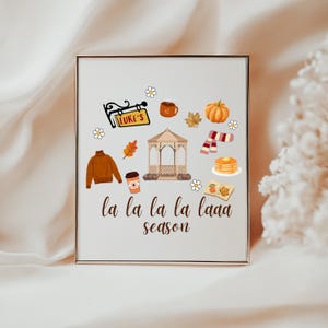 La La La La Laaa Season PNG&SVG, Gilmore Girls Luke’s Diner, Stars Hollow Tee, Autumn Tee, Cozy Fall Crewneck, Where You Lead I Will Follow