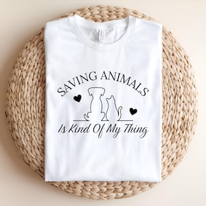 Salvataggio degli animali PNG SVG: regalo per gli amanti degli animali (design digitale)