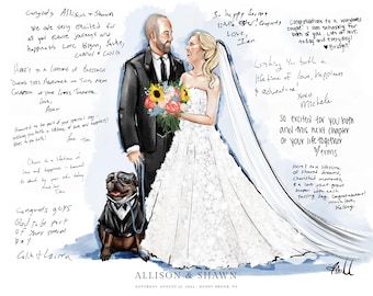 Custom Wedding Illustration