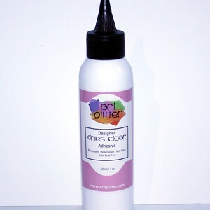 Art Glitter Glue, Art Institute Glitter Glue Dries Clear, Scrapbooking Glue, Journal Glue, Craft Glue 4oz