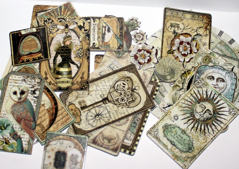 Stamperia Die Cuts, Pick Your Pack, Vintage Style Ephemera Pack, Junk Journaling Assortment Pack, Embellishment, Scrapbooking image 6