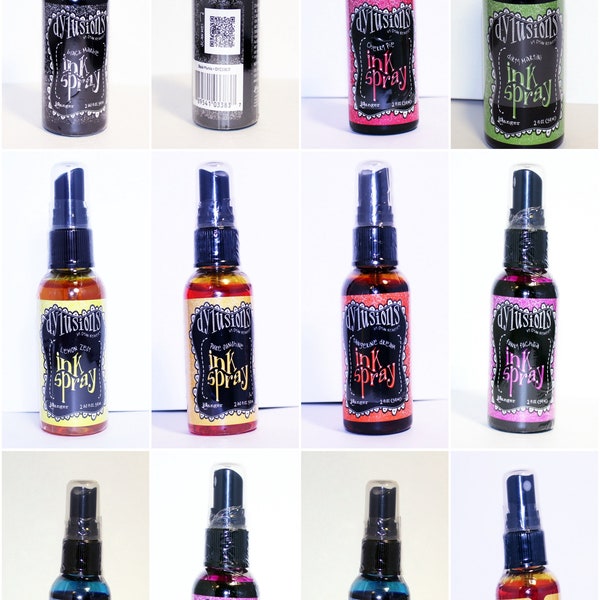 Dylusions Spray Ink, Ranger Spray Ink, Colorful Ink, Journal Inks, Mixed Media Inks, Background Inks, Scrapbook Inks