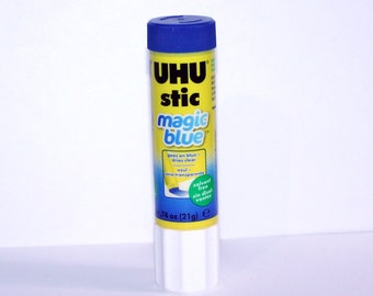 UHU Stic, Uhu glue stic, Blue Glue Stick Dries Clear, Scrapbooking Glue, Journal Glue, Craft Glue