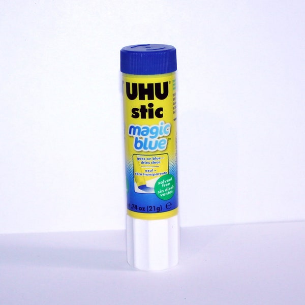 UHU Stic, Uhu glue stic, Blue Glue Stick Dries Clear, Scrapbooking Glue, Journal Glue, Craft Glue