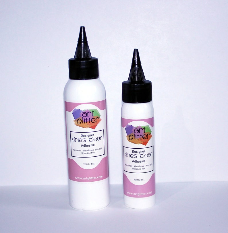Art Glitter Glue Art Institute Glitter Glue Dries Clear Etsy