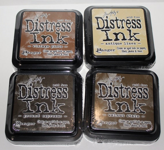 Tim Holtz Distress Ink Pads, Single Color Inks, Ranger Ink Pad, Stamp Pad,  Stamp Ink Pad, Scrapbooking Ink, Journaling Ink, Craft Ink 