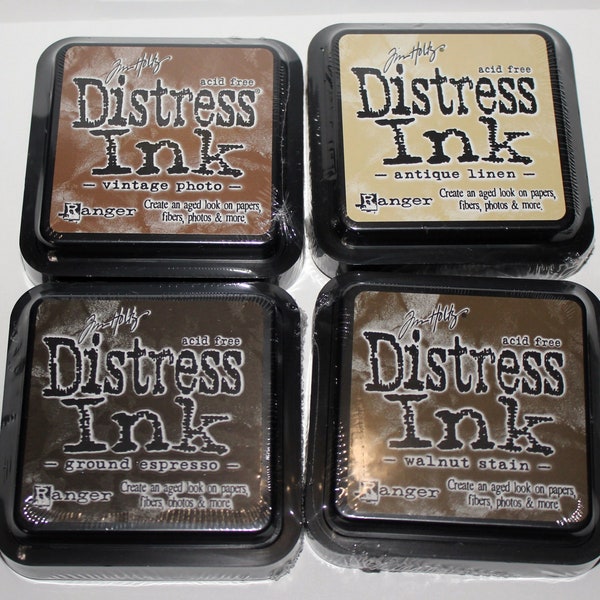 Tim Holtz Distress Ink Pads, Single Color Inks, Ranger Ink Pad, Stamp Pad, Stamp Ink Pad, Scrapbooking Ink, Journaling Ink, Craft Ink