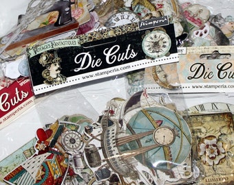 Stamperia Die Cuts, Pick Your Pack, Vintage Style Ephemera Pack, Junk Journaling Assortment Pack, Embellishment, Scrapbooking