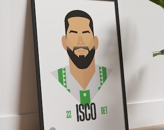 Real Betis' Isco poster