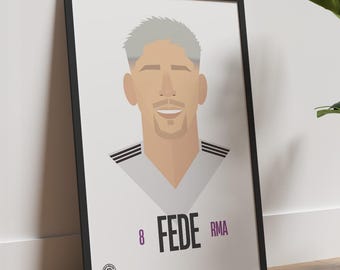 Poster of Fede Valverde of Real Madrid