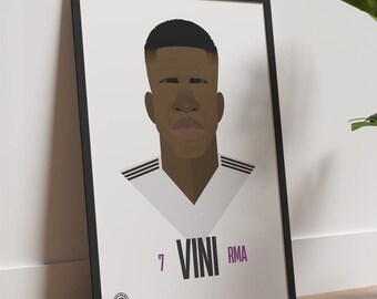 Poster of Vinícius Júnior of Real Madrid
