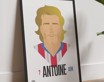 Poster of Antoine Griezmann of Atlético de Madrid