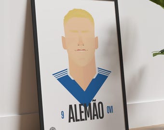 Alemão's poster for Real Oviedo