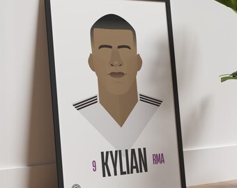 Poster of Real Madrid's Kylian Mbappé