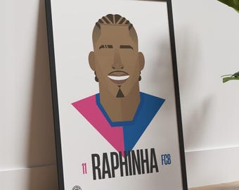 Poster of Raphinha of FC Barcelona