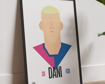 Poster of Dani Olmo of FC Barcelona