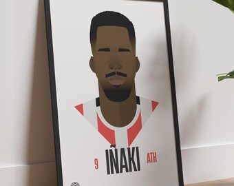 Poster of Iñaki Williams of Athletic Club