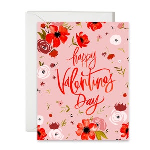 Love & Friendship Happy Valentines Day Single Card A-2 image 1