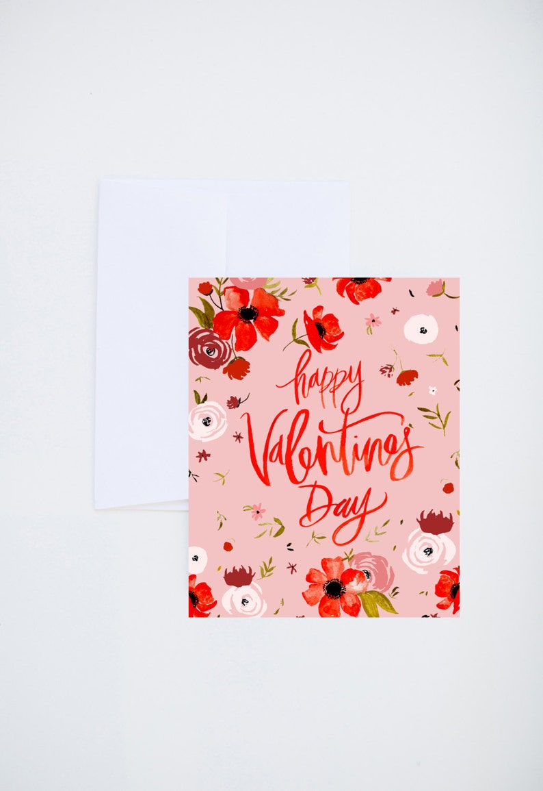 Love & Friendship Happy Valentines Day Single Card A-2 image 2