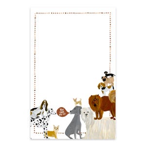 Dog Notepad - You Can Do it - Painted Dog Illustrations - Office Accessories - 5.5' x 8.5'