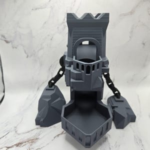 Dice tower, Gaming dice, Dice roller, tower, D&D dice tower, 3D Print, 3dprinted, Game master tower, DM tower,