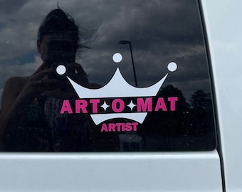 Art o Mat Artist Car Decal