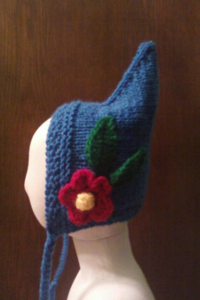 The Gnome Hat any color knit pixie hat handmade gnome made to Etsy
