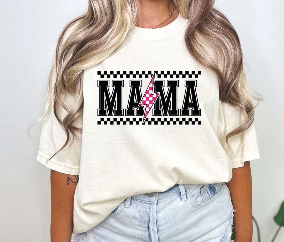 Mama Shirt, Mama Thunderstruck Shirt, ACDC Mama T-shirt, Rocker Mama ...