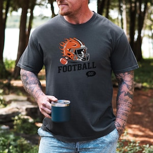 Custom Football Dad Shirt, Custom Name and Number Football Shirt, Football Team Shirt, Football Lover, Sports Dad Shirt, Football Season