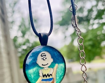 Collar de Charlie Brown, dibujos animados de Peanuts, Snoopy y pandilla.