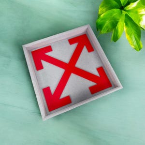 X Tray Streetwear Hypebeast Decor 8&quot; - Any Color - FREE SHIPPING