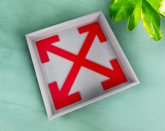 X Tray Streetwear Hypebeast Decor 8" - Any Color - FREE SHIPPING