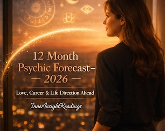 Same Hour 12 Month Psychic Forecast Reading – 2026 Year Ahead Love Career