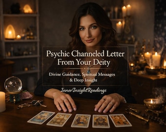 Same Hour Psychic Channeled Letter From Your Deity | Personalized Divine Guidance, Spiritual Messages & Deep Insight