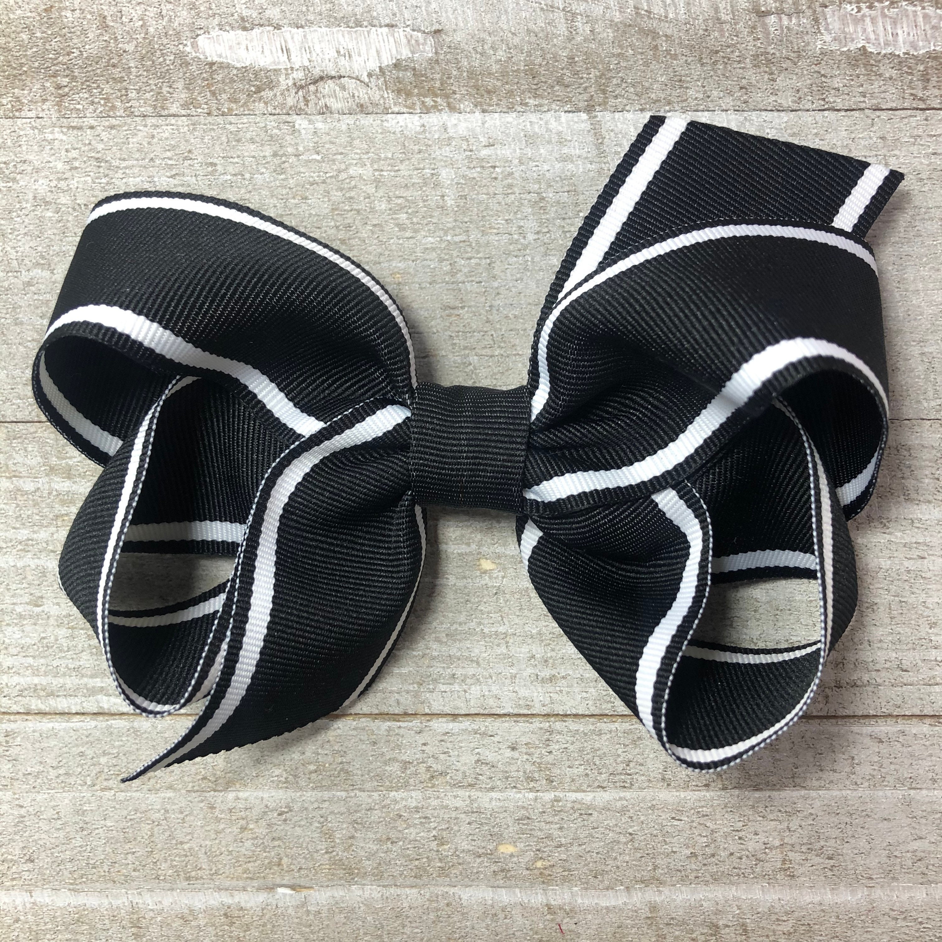 Black and White Hair Bow -  India