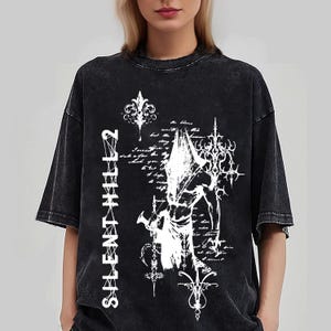 Unisex Pyramid Head Konami Metal Horror Video Game Tee