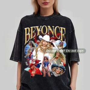 Cowboy Carter Music Retro Y2k Tees, Vintage 90s T-Shirt, Vintage Style Graphic Tee, Tour 2025 Fan Concert Merch