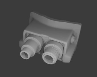 Ecto Goggles Ghostbusters modèle 3D STL pour impression 3D de cosplay et de décoration