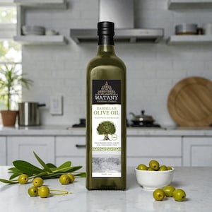 Ramallah Olive Oil –Extra Virgin Cold Pressed, Organic, Authentic, 750ml Bottles One Bottle