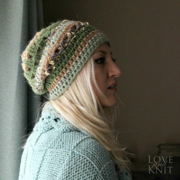 crochet hat beanie slouchy crochet hat slouchy skull cap green mint beanie winter hat winter beanie unique knit hats wool skull cap womens