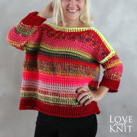 yellow and red sweater