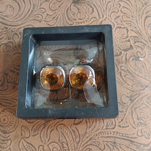 YSL Vintage clip on earrings.
