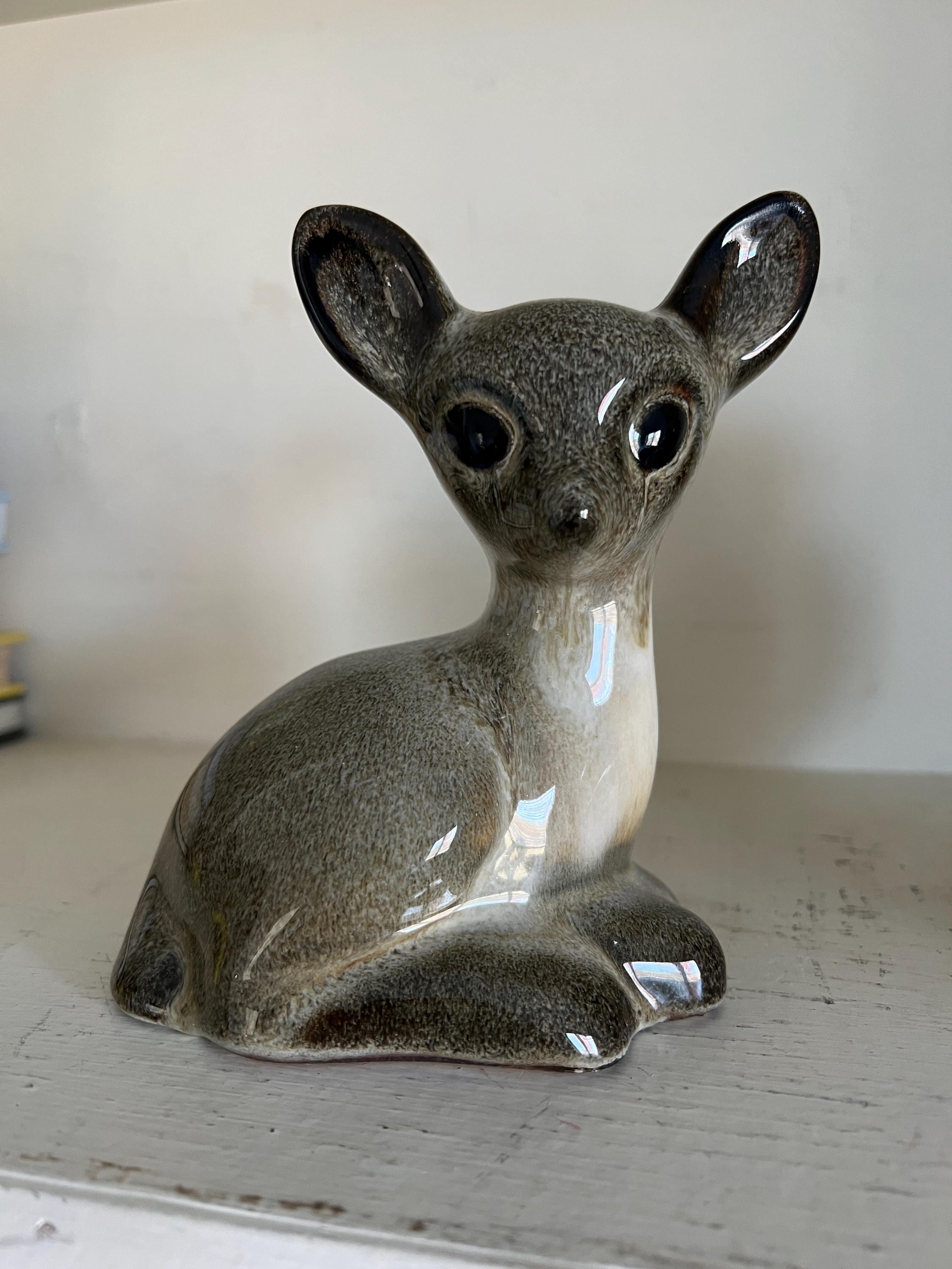 Vintage Howard Pierce Deer Figurine Mid Century California Pottery