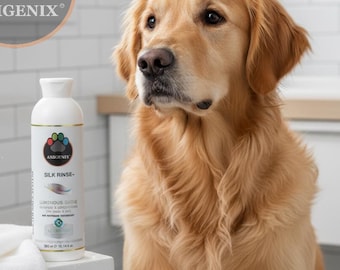 Silk Protein Hypoallergenic Dog Hair Shampoo & Conditioner, High-Performance Brilliant Shine Formula For Pet Coat